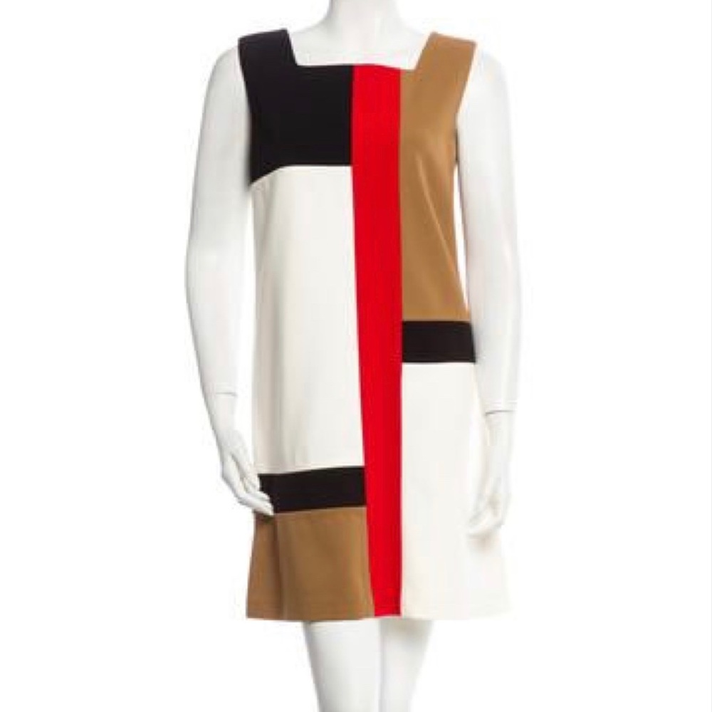 DVF Mondrian Dress, Sz 10
